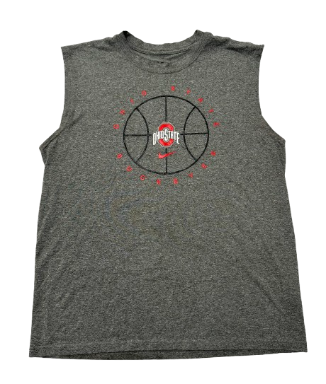 Eugene Brown III Ohio State Basketball Player Exclusive Workout Tank (Size L)