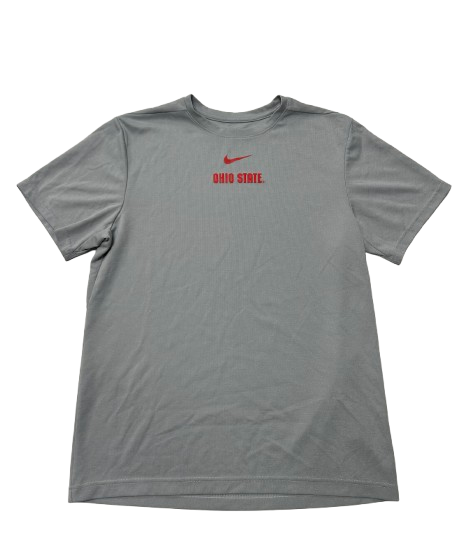Eugene Brown III Ohio State Basketball Team Issued Workout Shirt (Size M)