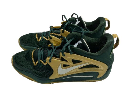 Tyson Walker Michigan State Basketball Player Exclusive Practice Worn Shoes (Size 11.5)