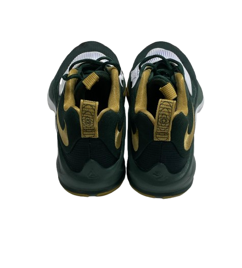 Tyson Walker Michigan State Basketball Player Exclusive Photo Day & Practice Worn Shoes (Size 11.5) - PHOTOMATCHED