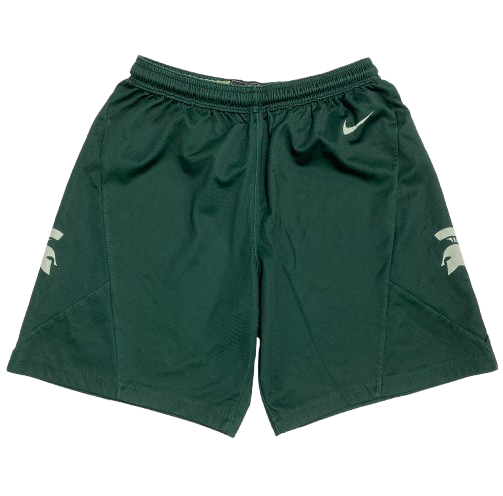 Tyson Walker Michigan State Basketball Player Exclusive Practice Shorts (Size M)