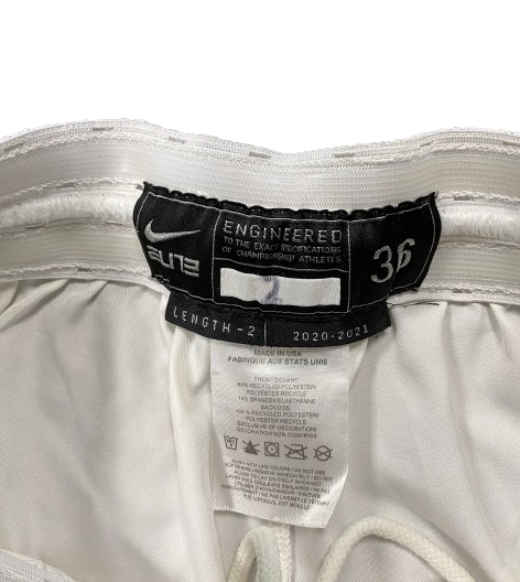 Tyson Walker Michigan State Basketball 2023-2024 Game Worn Shorts (Size 36)
