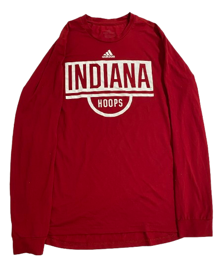 Rob Phinisee Indiana Basketball Player Exclusive Long Sleeve Shirt (Size LT)