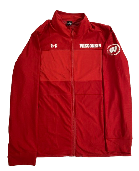 Graham Mertz Wisconsin Football Team Issued Jacket (Size XL)