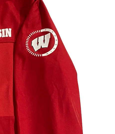 Graham Mertz Wisconsin Football Team Issued Jacket (Size XL)