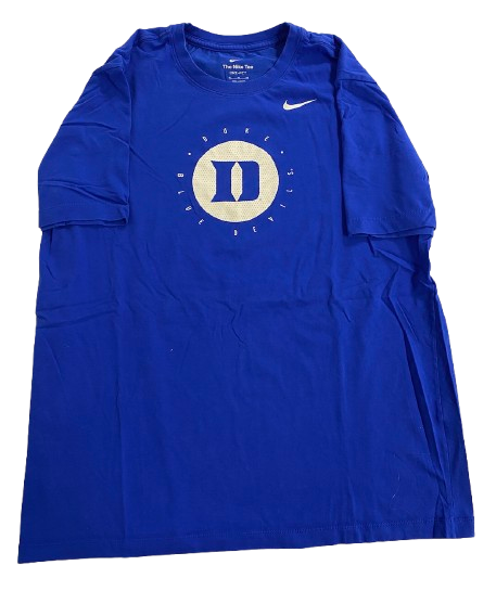 Kyle Filipowski Duke Basketball Team Issued Workout Shirt (Size XL)