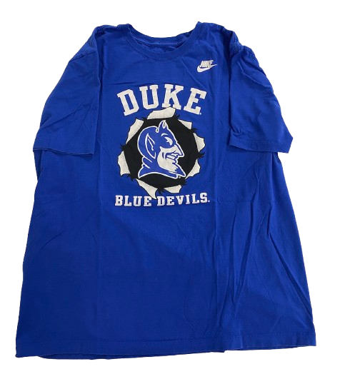 Kyle Filipowski Duke Basketball Team Issued Workout Shirt (Size XL)