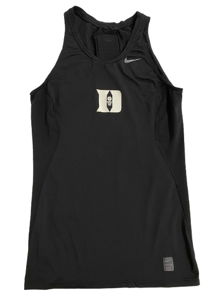 Kyle Filipowski Duke Basketball Player Exclusive Compression Workout Tank (Size XL)