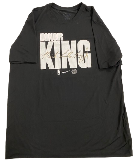 Kyle Filipowski Utah Jazz Player Exclusive "MLK" Pre-Game Warm-Up Shirt (Size XLT)