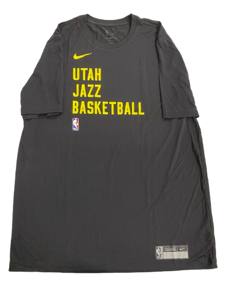Kyle Filipowski Utah Jazz Player Exclusive Workout Shirt (Size XLT)