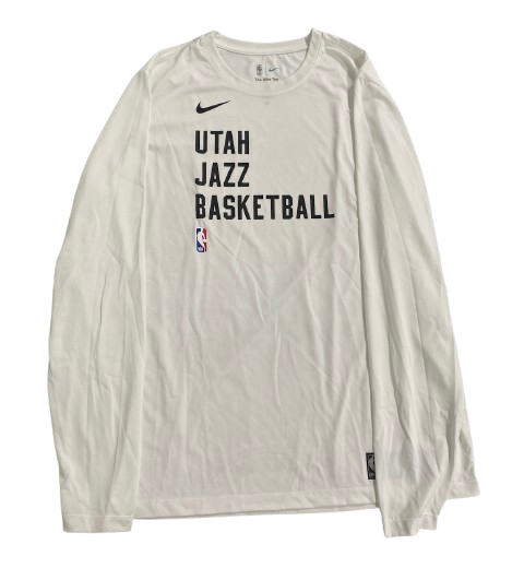 Kyle Filipowski Utah Jazz Player Exclusive Long Sleeve Shirt (Size XLT)