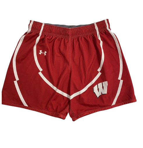 John Tonje Wisconsin Basketball Player Exclusive Practice Shorts (Size XL)