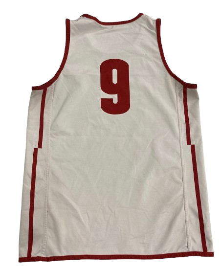 John Tonje Wisconsin Basketball SIGNED Player Exclusive Worn Reversible Practice Jersey (Size XL)