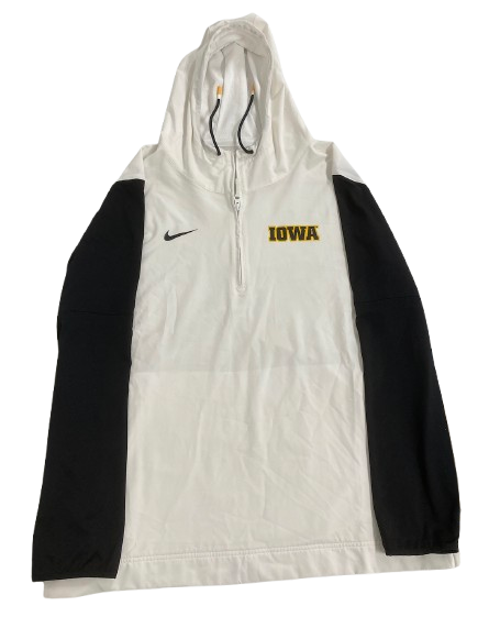 Devan Van Ness Iowa Football Player Exclusive Quarter-Zip Jacket (Size XL)