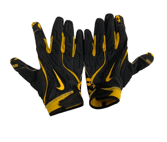 Devan Van Ness Iowa Football Player Exclusive Gloves (Size 3XL)