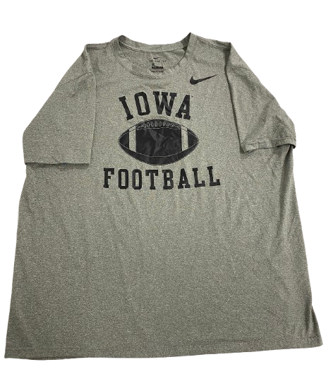 Devan Van Ness Iowa Football Player Exclusive Workout Shirt (Size XXL)