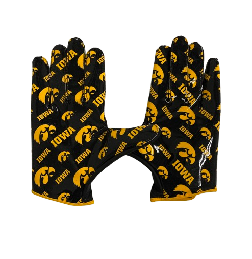 Devan Van Ness Iowa Football Player Exclusive Gloves (Size XL)