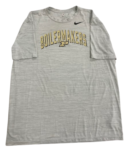 William Berg Purdue Basketball Team Issued Workout Shirt (Size XLT)