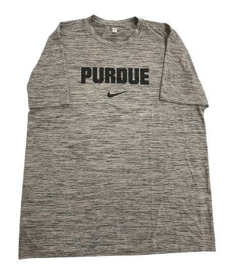 William Berg Purdue Basketball Team Issued Workout Shirt (Size XLT)