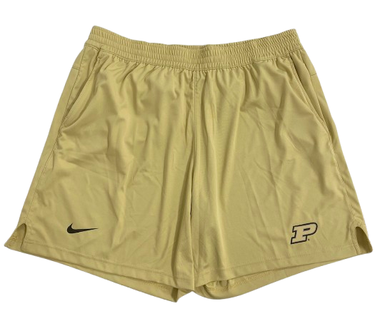 William Berg Purdue Basketball Team Issued Workout Shorts (Size XL)