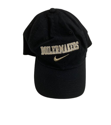 William Berg Purdue Basketball Team Issued "BOILERMAKERS" Hat