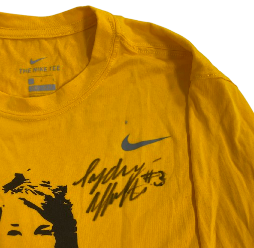 Sydney Affolter Iowa Basketball SIGNED Player Exclusive Lisa Bluder "800 Wins" Celebration Long Sleeve Shirt (Size L) - PHOTOMATCHED