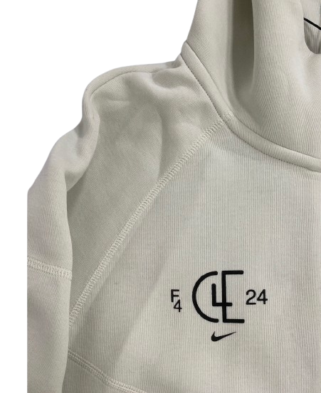 Sydney Affolter Iowa Basketball Exclusive "Cleveland 2024 Final Four" Nike Tech Fleece Jacket (Size LT)