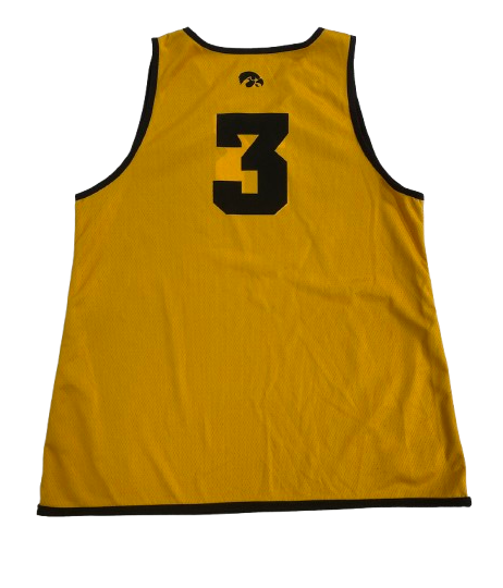 Sydney Affolter Iowa Basketball SIGNED Player Exclusive PRACTICE WORN Reversible Practice Jersey (Size L)