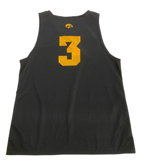 Sydney Affolter Iowa Basketball SIGNED Player Exclusive PRACTICE WORN Reversible Practice Jersey (Size L)