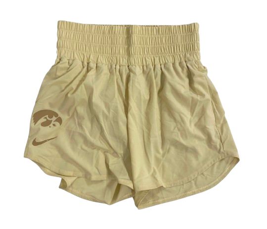 Sydney Affolter Iowa Basketball Team Issued Workout Shorts (Size Women&