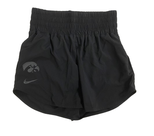 Sydney Affolter Iowa Basketball Team Issued Workout Shorts (Size Women&