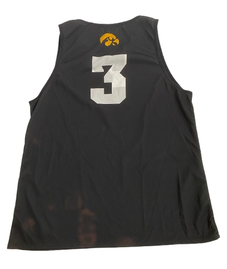 Sydney Affolter Iowa Basketball SIGNED Player Exclusive PRACTICE WORN Reversible Practice Jersey (Size L)