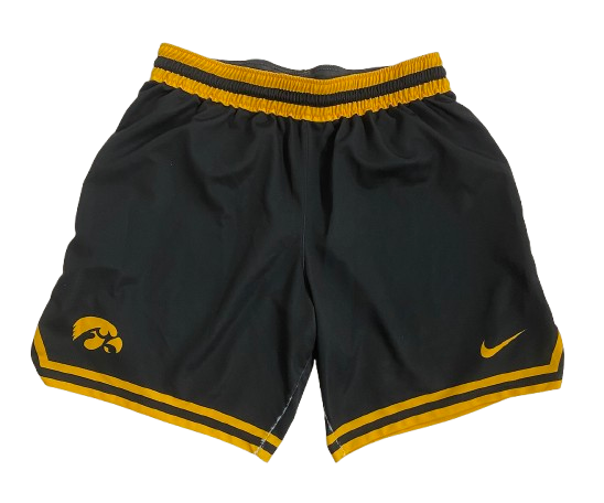 Sydney Affolter Iowa Basketball Player Exclusive Practice Worn Shorts (Size Women&