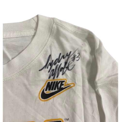 Sydney Affolter Iowa Basketball SIGNED Team Issued Long Sleeve Shirt (Size M)