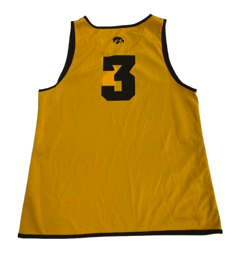Sydney Affolter Iowa Basketball SIGNED Player Exclusive PRACTICE WORN Reversible Practice Jersey (Size L)