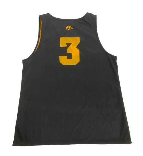 Sydney Affolter Iowa Basketball SIGNED Player Exclusive PRACTICE WORN Reversible Practice Jersey (Size L)