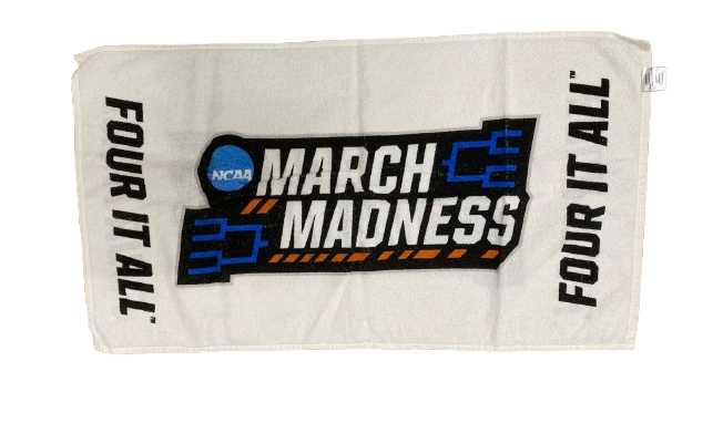 Sydney Affolter Iowa Basketball Exclusive SIGNED NCAA Tournament "MARCH MADNESS" Bench Towel