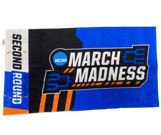 Sydney Affolter Iowa Basketball Exclusive SIGNED NCAA Tournament "MARCH MADNESS" Second Round Bench Towel