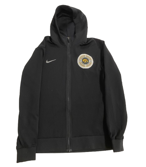 Sydney Affolter Iowa Basketball Player Exclusive 2023 NCAA Tournament - including Elite 8 (vs. Louisville) - Pre-Game Warm-Up / Bench Jacket (Size M)