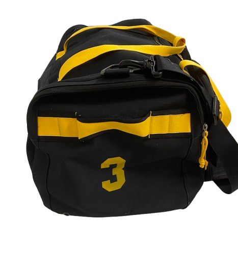 Sydney Affolter Iowa Basketball Player Exclusive Travel Duffel Bag with Number - PHOTOMATCHED