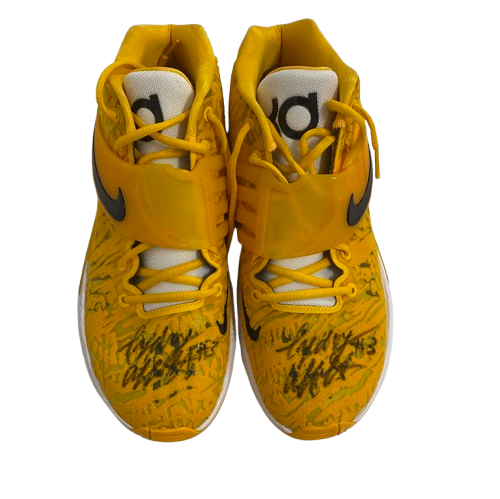 Sydney Affolter Iowa Basketball Team Issued SIGNED Practice Worn Shoes (Size 10)