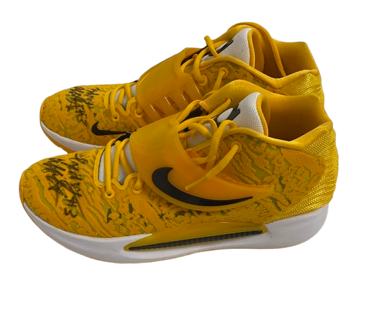 Sydney Affolter Iowa Basketball Team Issued SIGNED Practice Worn Shoes (Size 10)