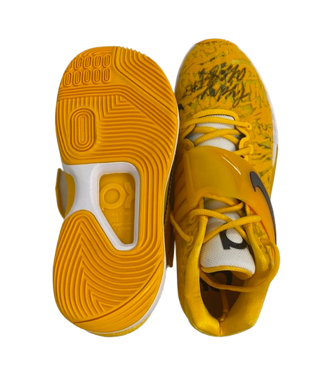 Sydney Affolter Iowa Basketball Team Issued SIGNED Practice Worn Shoes (Size 10)