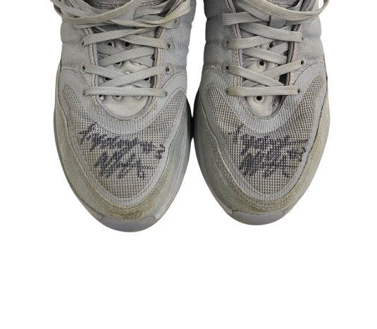 Sydney Affolter Iowa Basketball Team Issued SIGNED Practice Worn Shoes (Size 9.5)