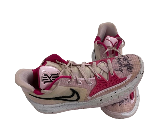 Sydney Affolter Iowa Basketball Team Issued SIGNED Game Worn Shoes (Size 10) - PHOTOMATCHED