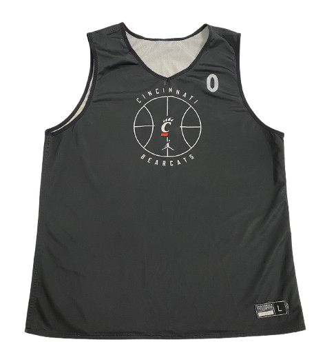 Dan Skillings Jr. Cincinnati Basketball Player Exclusive Reversible Practice Jersey (Size L)
