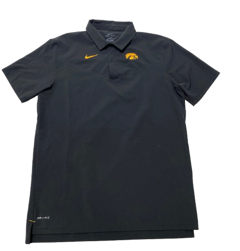Payton Sandfort Iowa Basketball Team Issued Polo Shirt (Size LT)