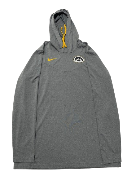 Payton Sandfort Iowa Basketball Team Issued Performance Hoodie (Size LT)