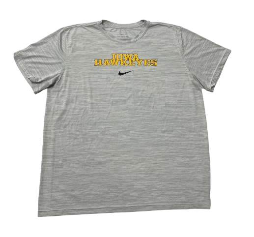 Payton Sandfort Iowa Basketball Team Issued Workout Shirt (Size XL)