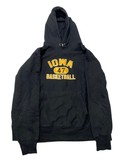 Payton Sandfort Iowa Basketball Team Issued Throwback Sweatshirt (Size XL)